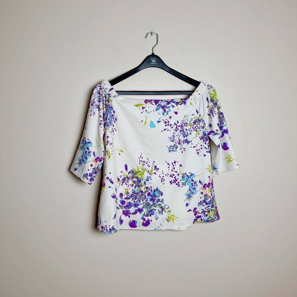 CLEARANCE! C Brand Floral Off Shoulder Top Size M EUC